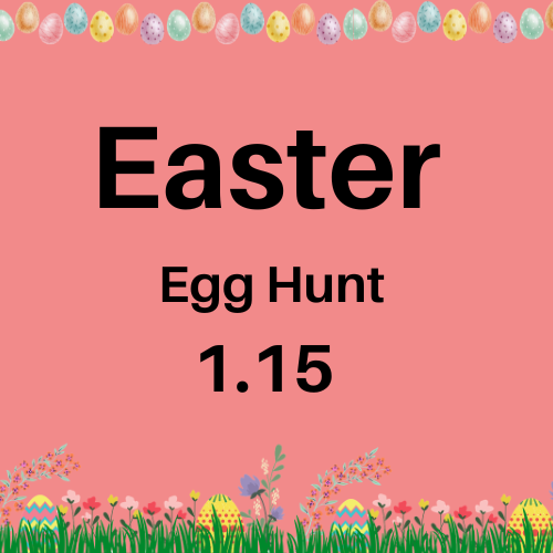 Easter Egg Hunt 1.15 pm 2026