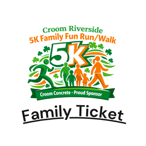 Croom Riverside 5k Family Fun Runwalk Family Ticket 2026 