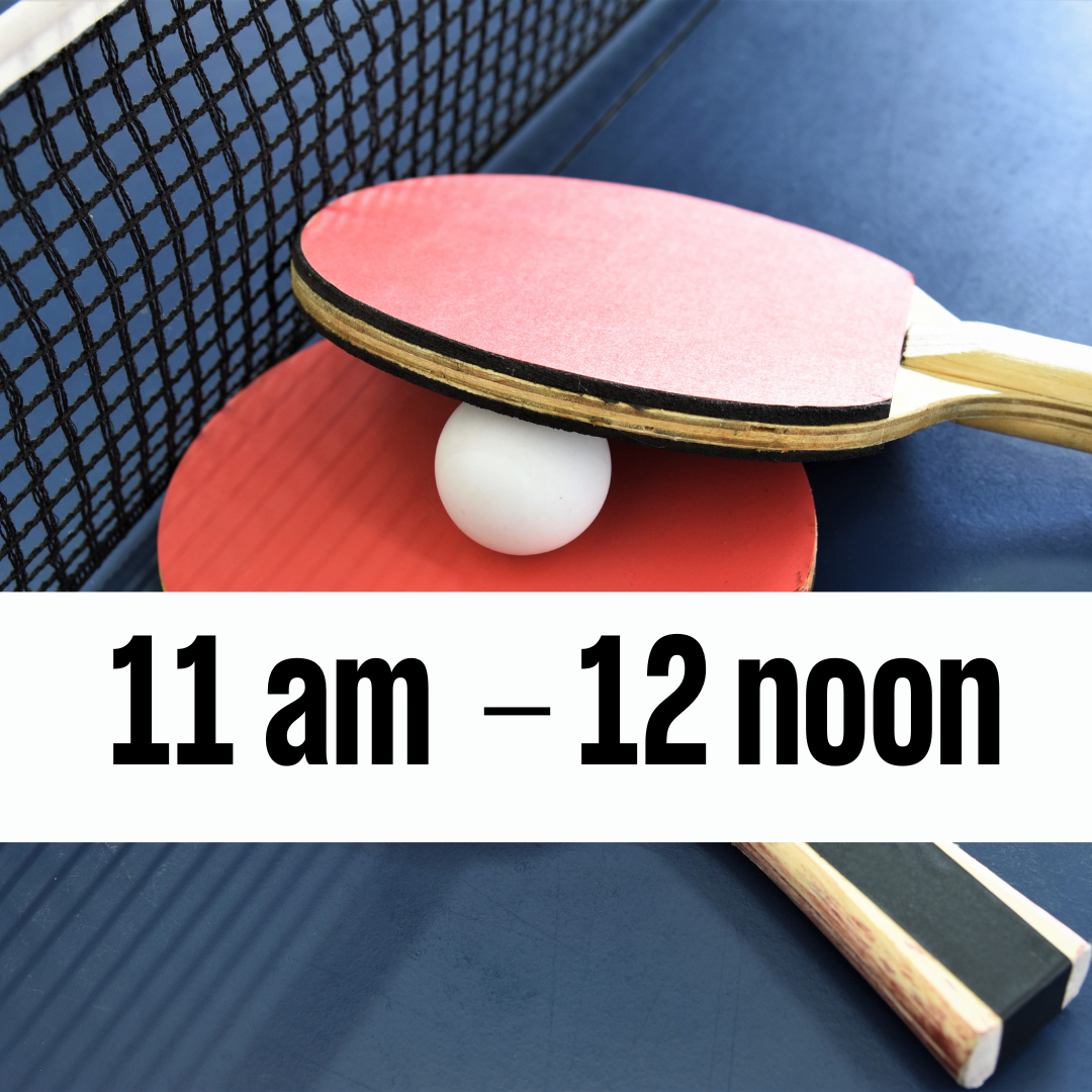 Table Tennis Thursday 11am Table 1